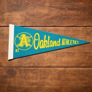 MLB Oakland A's Athletics Vintage Baseball Mini Pennant 8 Inch Felt Banner Flag